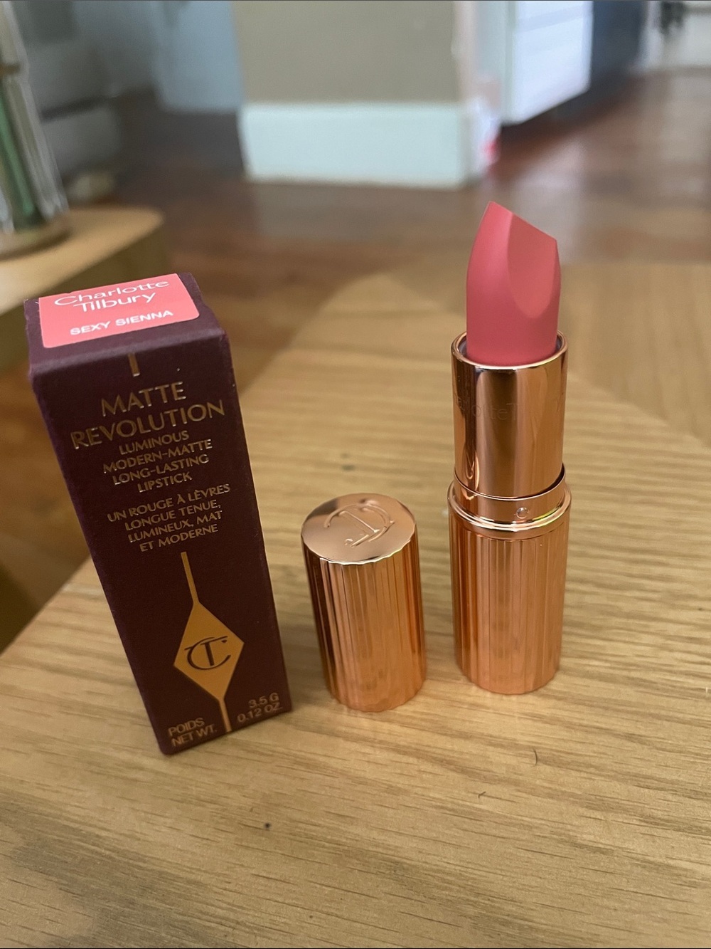 Charlotte Tilbury Matte Revolution Lipstick - Sexy Sienna Rose Pink